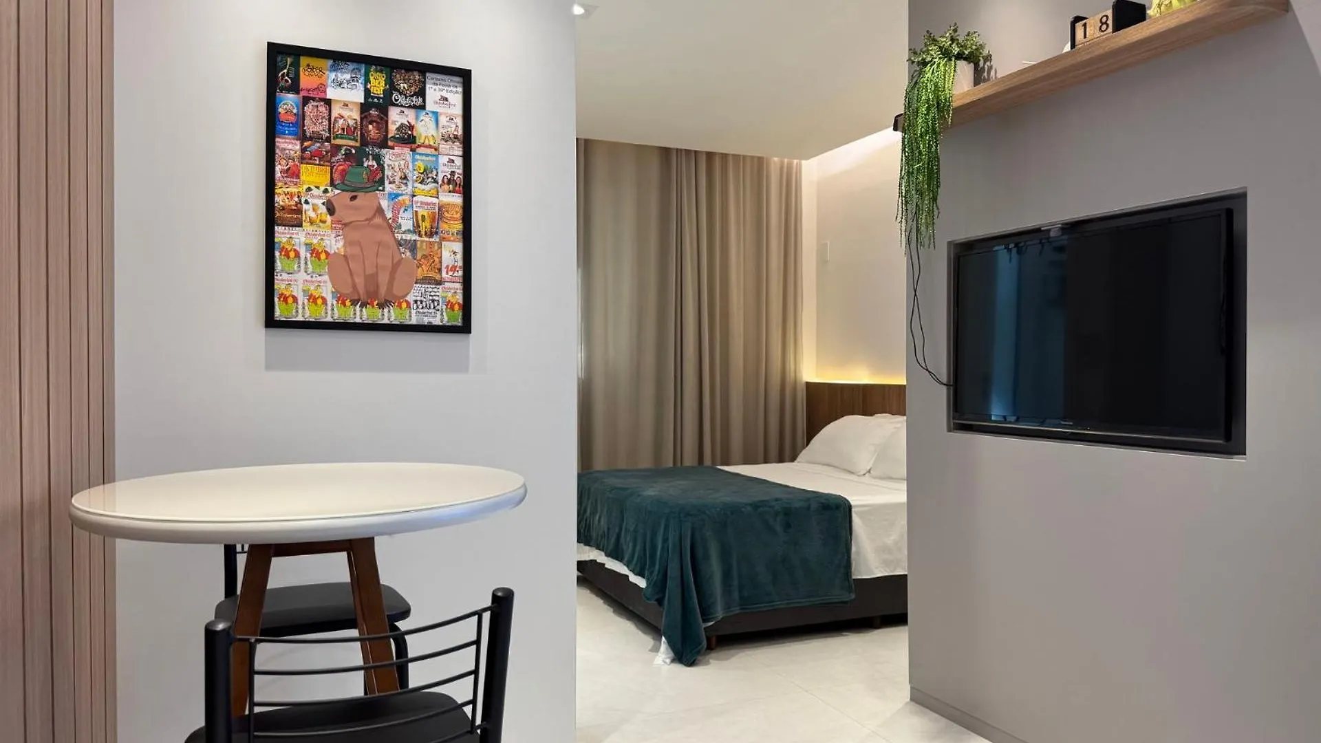 شقة Loft Studio Charmoso Em Blumenau Kg3518 البرازيل